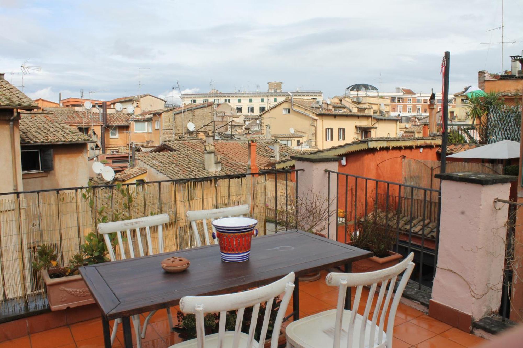 Casa Greco - Attico Con Terrazza, Trastevere Rom Exterior foto