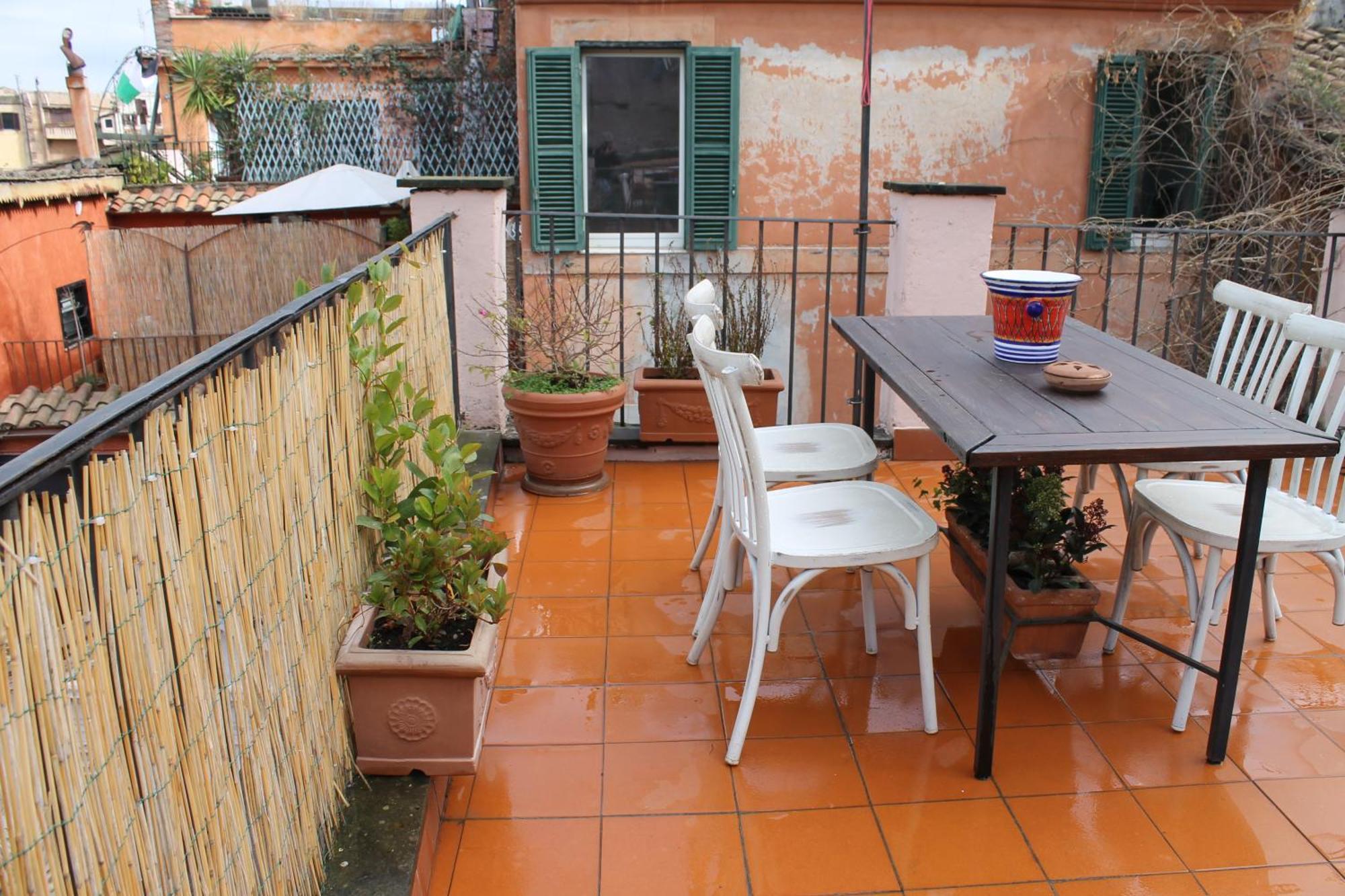 Casa Greco - Attico Con Terrazza, Trastevere Rom Exterior foto